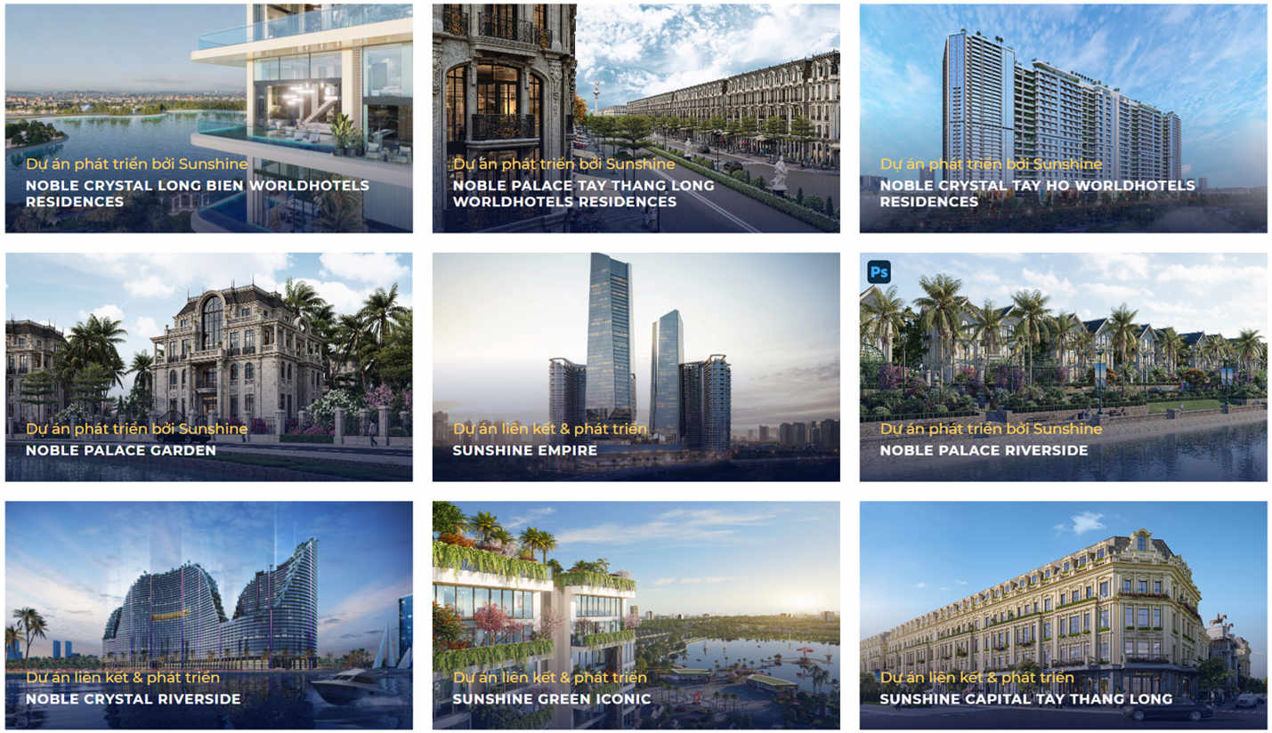 dự án của Sunshine Group