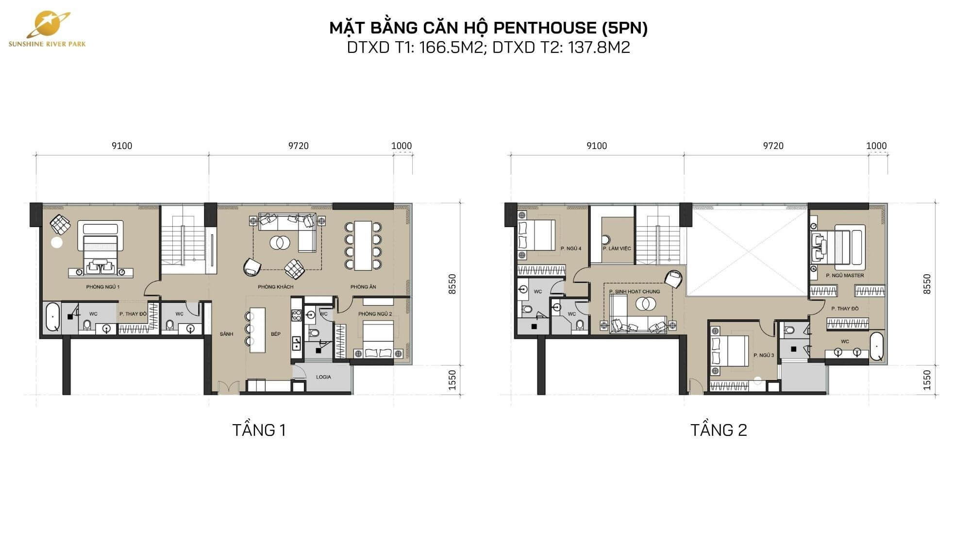Mặt bằng Sunshine River Park