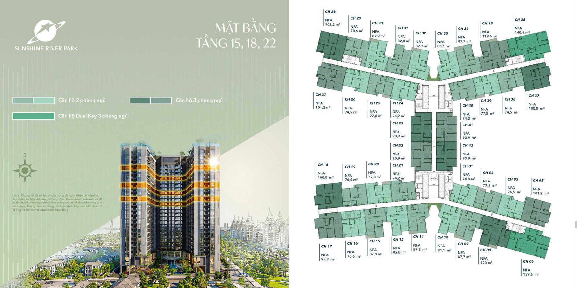 Mặt bằng Sunshine River Park