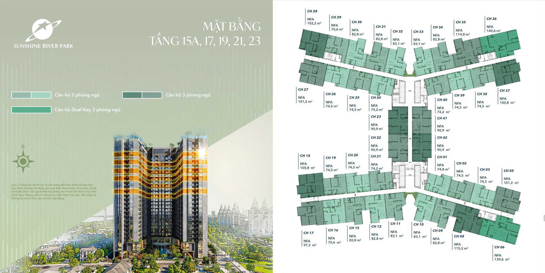 Mặt bằng Sunshine River Park