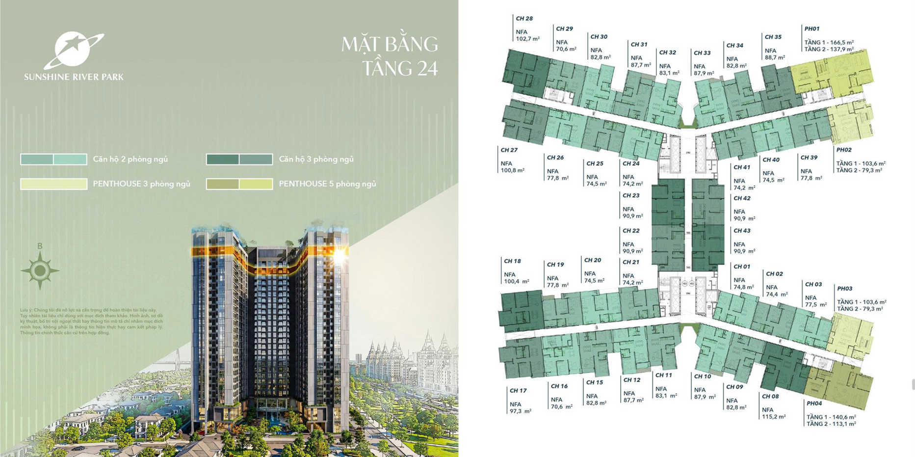 Mặt bằng Sunshine River Park