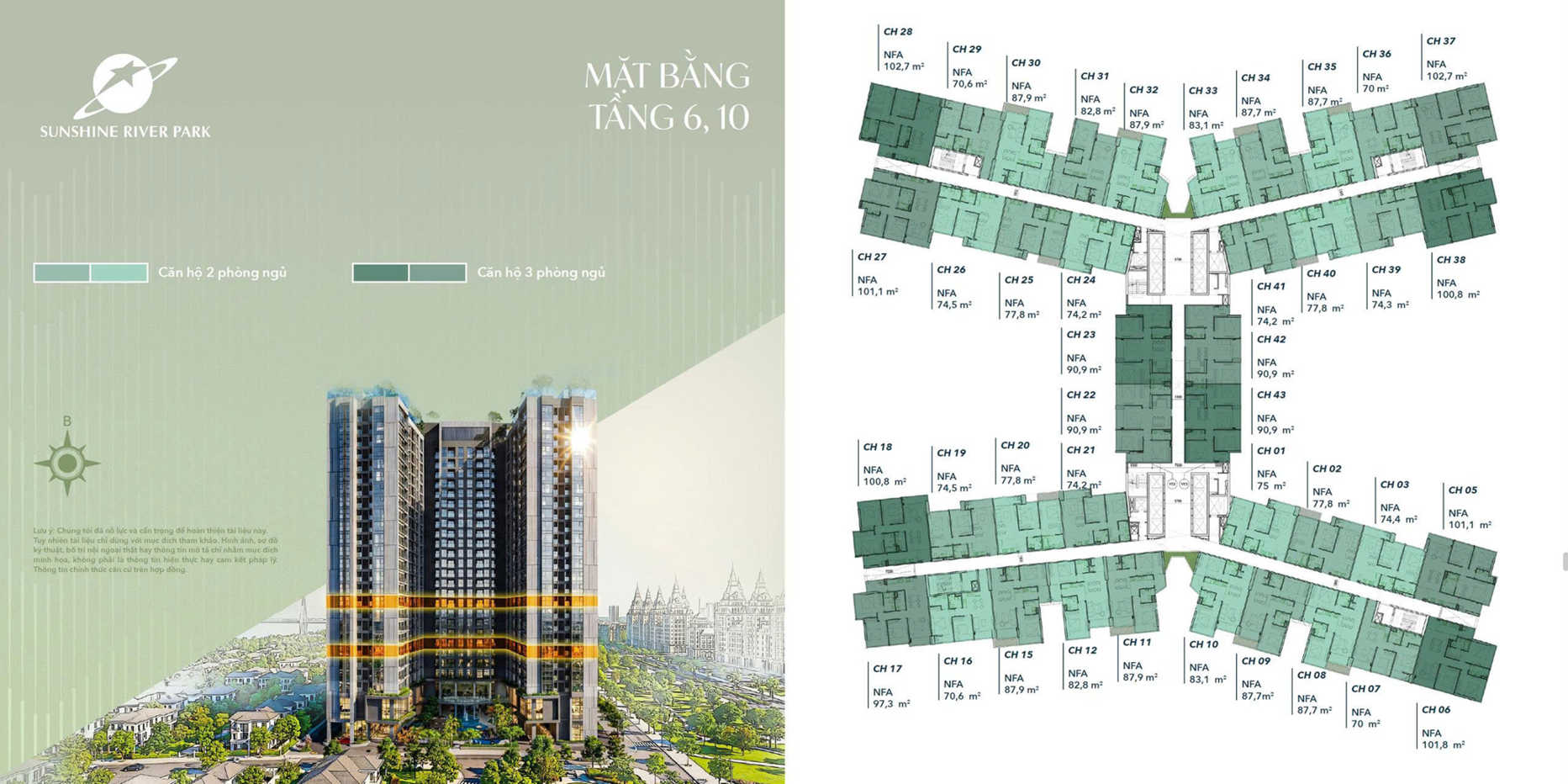 Mặt bằng Sunshine River Park