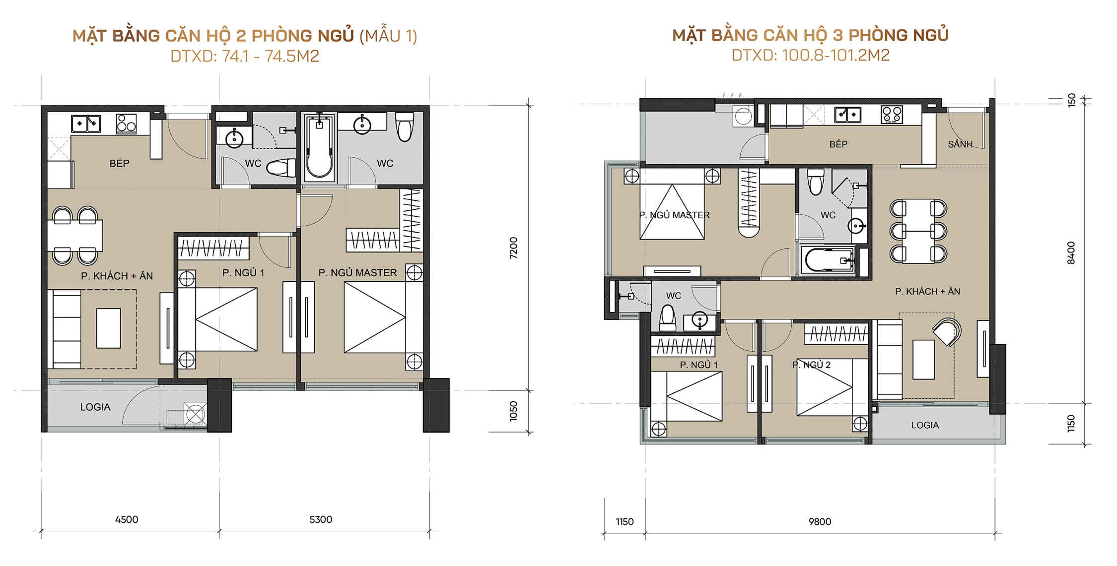Thiết kế căn hộ Sunshine River Park