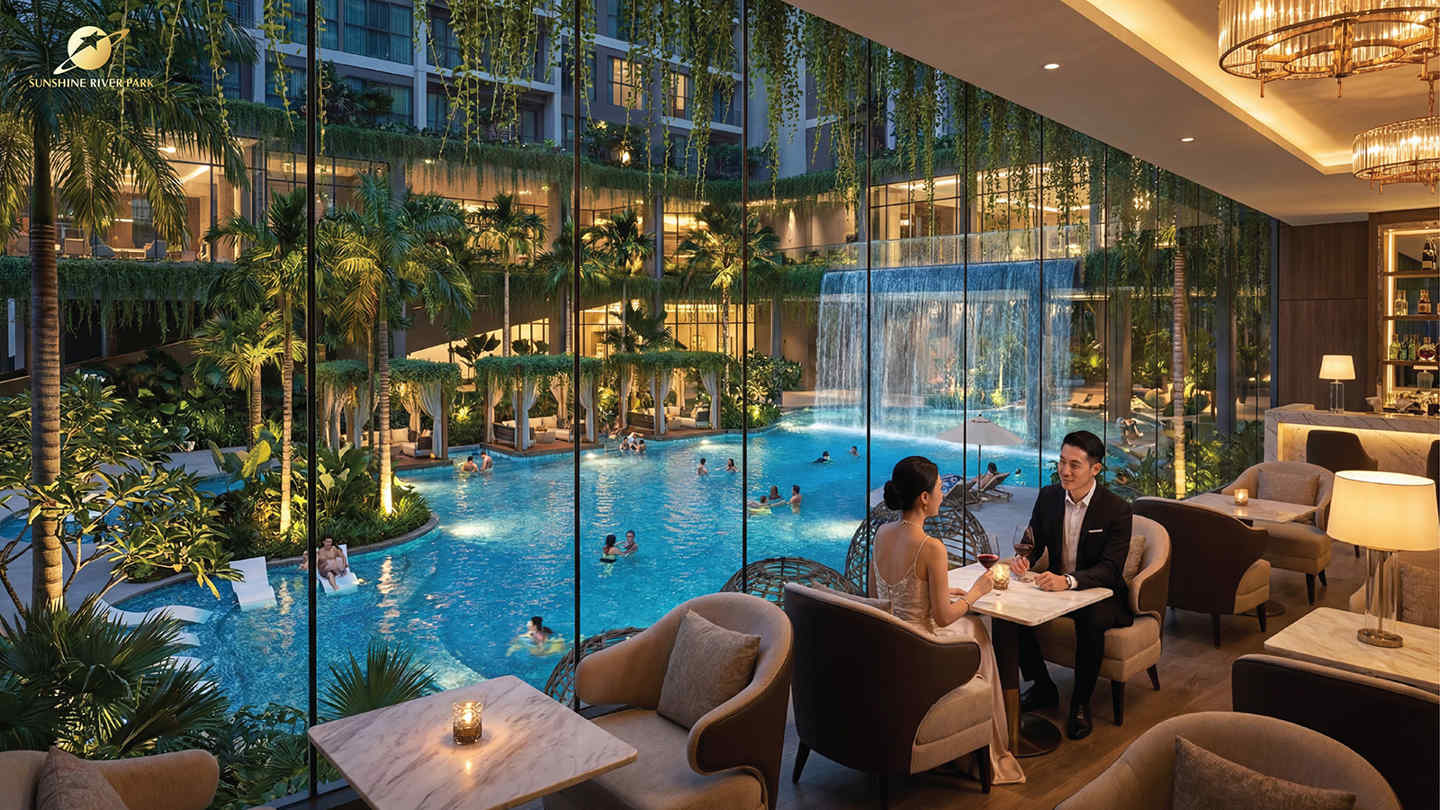 tiện ích sunshine river park nhà hàng